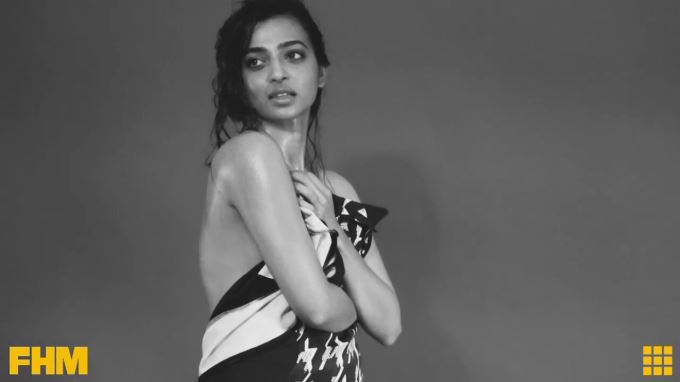 Radhika Apte Behind The Scenes From FHM Magazine May 2016