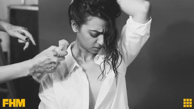 Radhika Apte Behind The Scenes From FHM Magazine May 2016