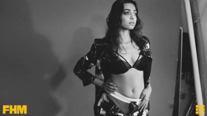 Radhika Apte Behind The Scenes From FHM Magazine May 2016