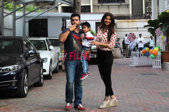 Shilpa Shetty Son Viaan Rajkundra 4th Birthday Celebration