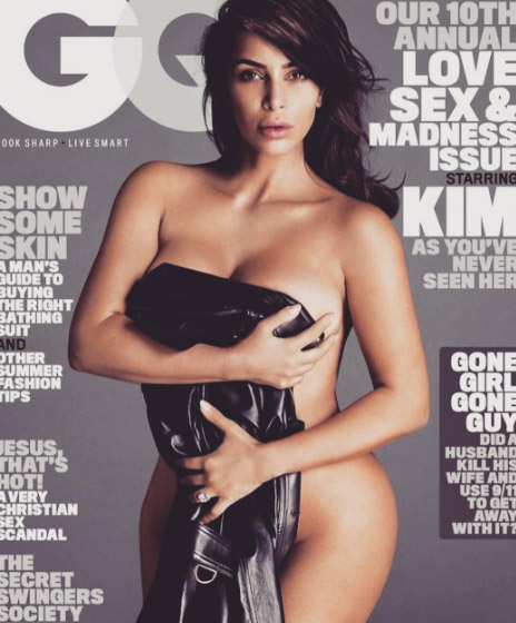 Kim Kardashian West GQ Magazine June 2016 Photoshoot