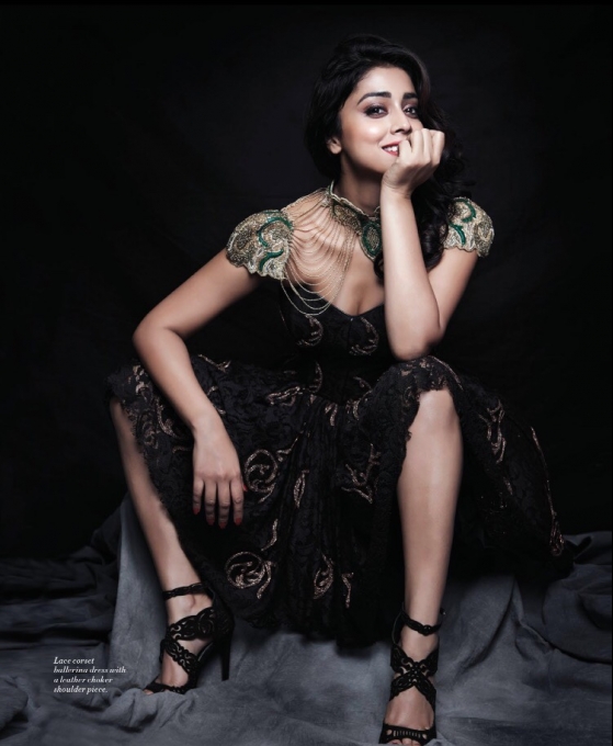 Shriya Saran Sizzling Photoshoot From L'Officiel Magazine June 2016
