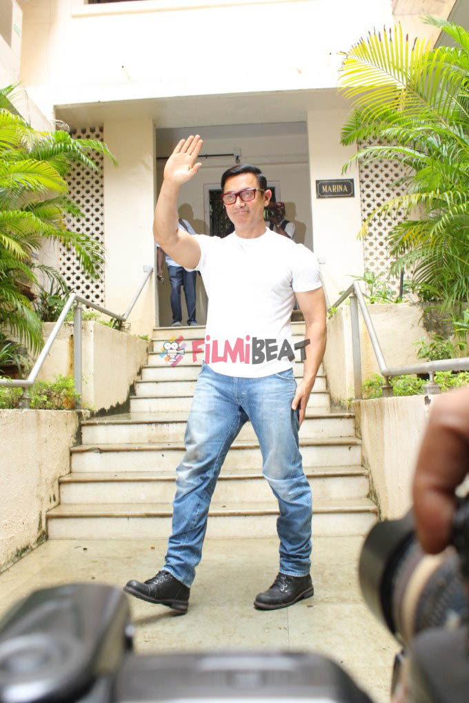 Aamir Khan Celebrates EID With Media