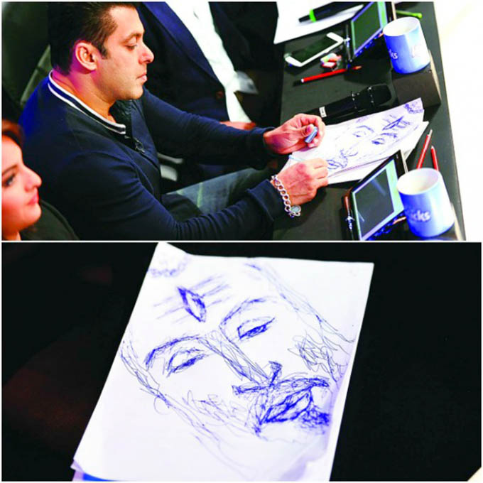 Unseen Paintings Made By Salman Khan Himself