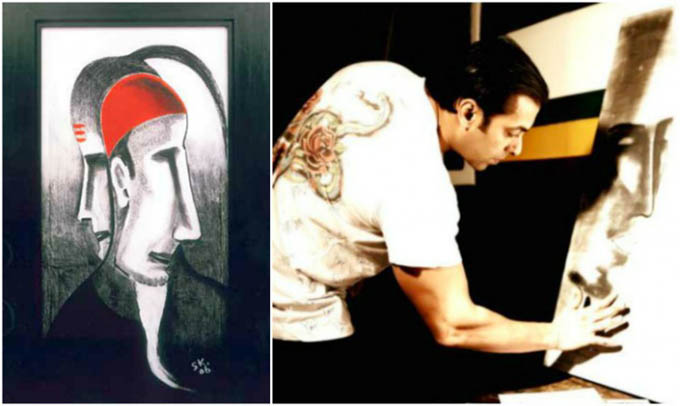 Unseen Paintings Made By Salman Khan Himself