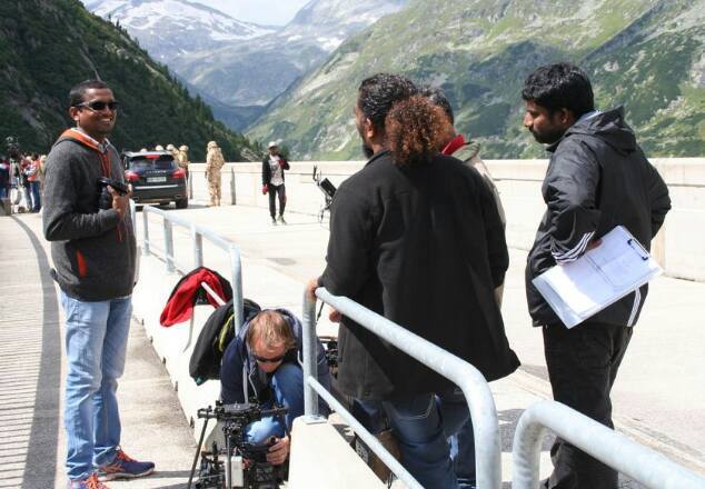 Ajith Exclusive On The Set Pictures Of Thala 57