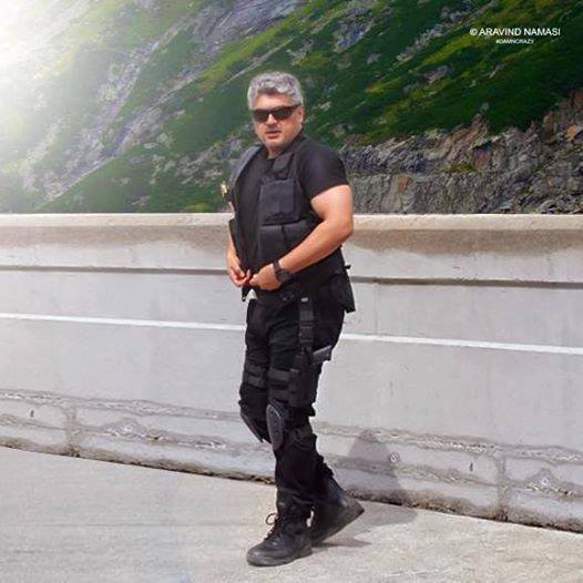 Ajith Exclusive On The Set Pictures Of Thala 57