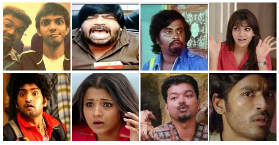 Funny Faces Of Tamil Celebs