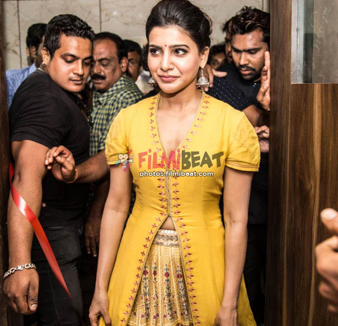 Samantha Ruth Prabhu Launch Bahar Cafe At Bangalore