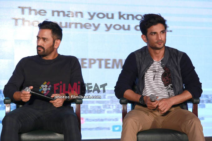 MS Dhoni And Sushant Singh Rajput Press Meet In New Delhi For MS Dhoni Movie