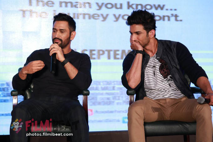MS Dhoni And Sushant Singh Rajput Press Meet In New Delhi For MS Dhoni Movie