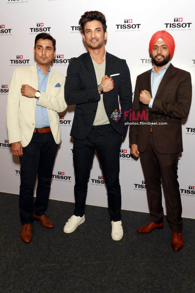 Sushant Singh Rajput At Launch Of Tissit Watch In New Delhi