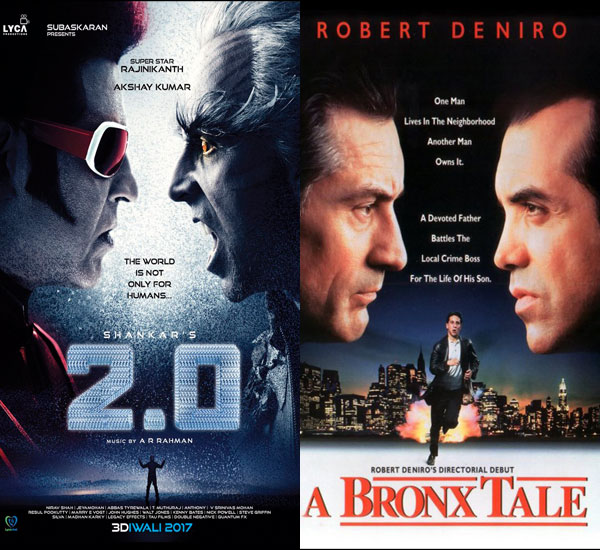 2.0 First Look Poster Inspired From Hollywood Movies