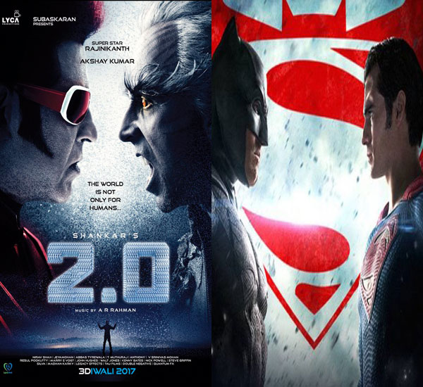 2.0 First Look Poster Inspired From Hollywood Movies