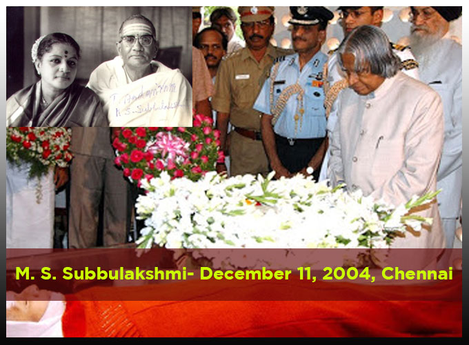 List Of Famous Celebrities Death In Tamilnadu