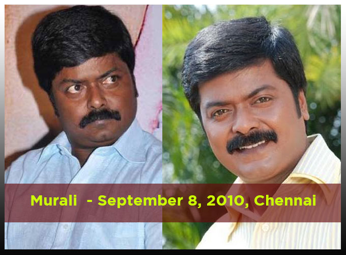 List Of Famous Celebrities Death In Tamilnadu