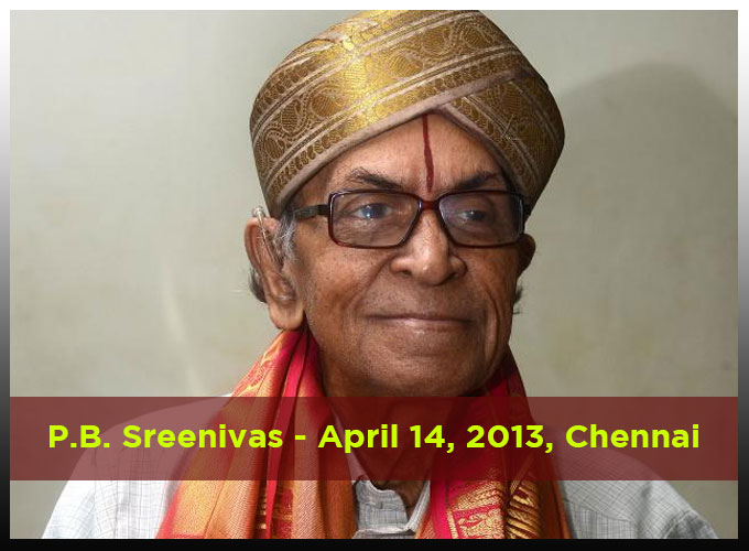 List Of Famous Celebrities Death In Tamilnadu