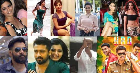 Top 12 Actor And Actress Of Tamil Cinema Industry 2016