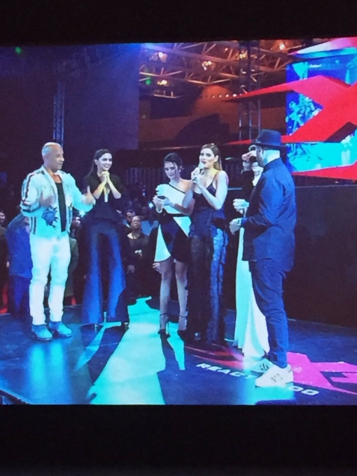 Deepika Padukone & Vin Deisel At XXX Return of Xander Cage Premiere