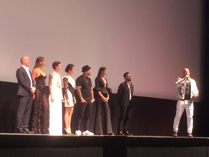 Deepika Padukone & Vin Deisel At XXX Return of Xander Cage Premiere