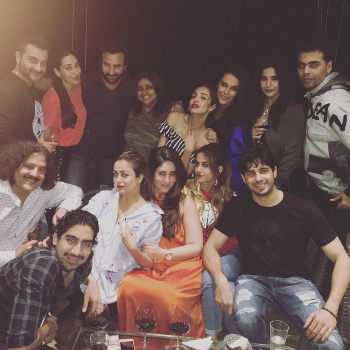 Celebs At Karan Johar Party For Recently Launched Biography
