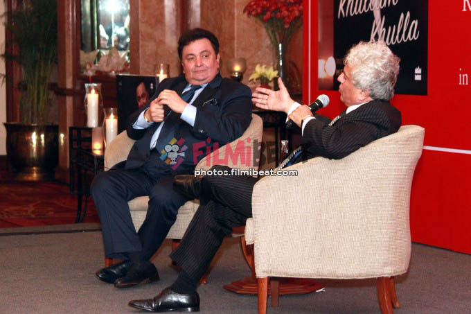 Rishi Kapoor 's Uncensored Khullam Khulla Book Launch In New Delhi