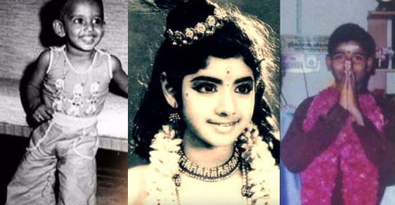 Childhood Photos Of Tamil Celebs