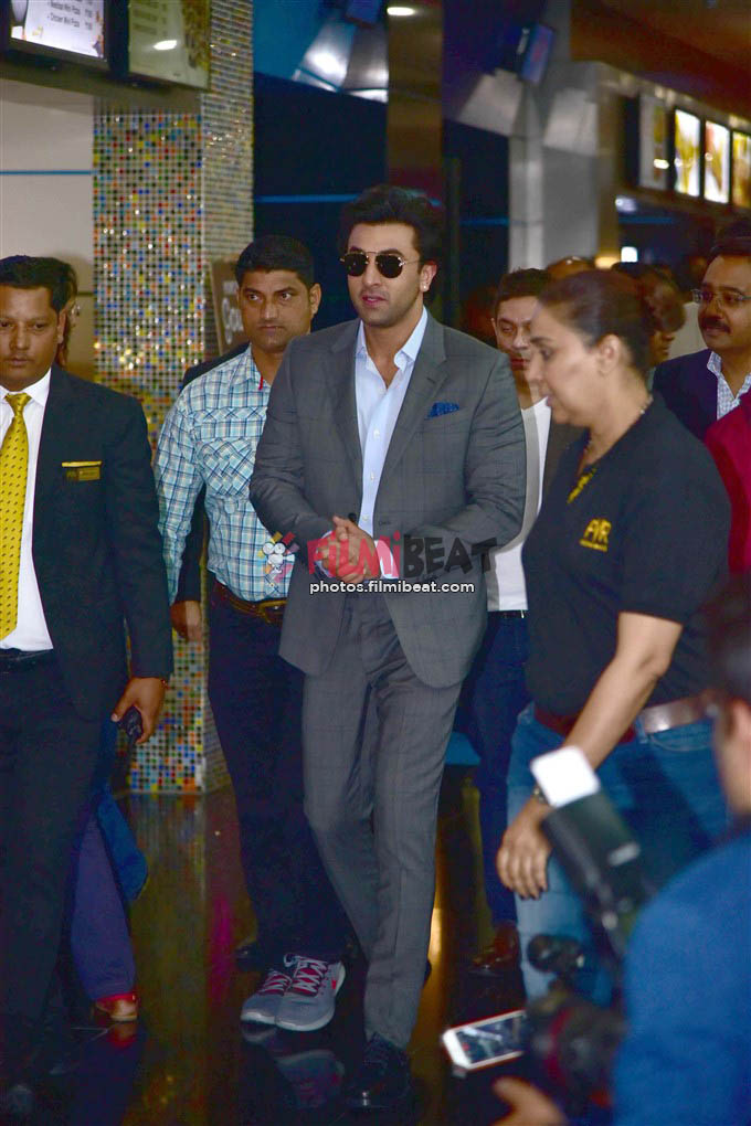 Ranbir Kapoor At PVR Logix In Noida