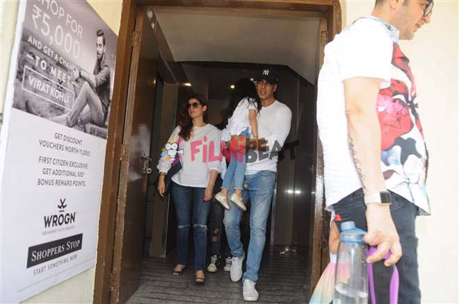 Akshay Kumar Family Spotted At PVR Cinema
