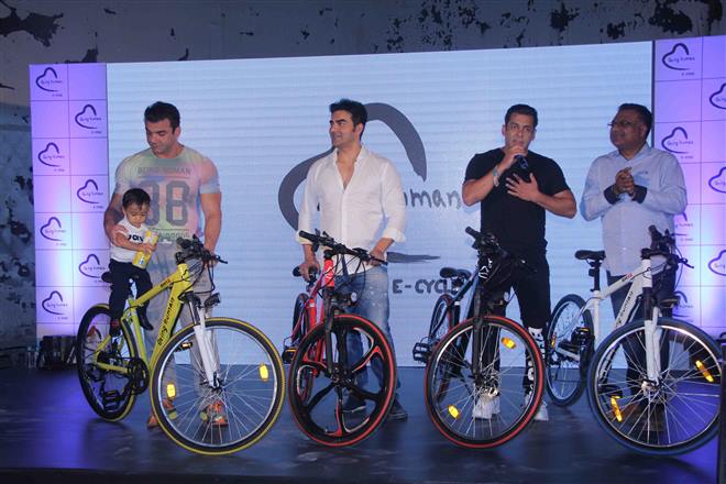 Salman Khan Unveils Being Human E-Cycle on World Environment Day