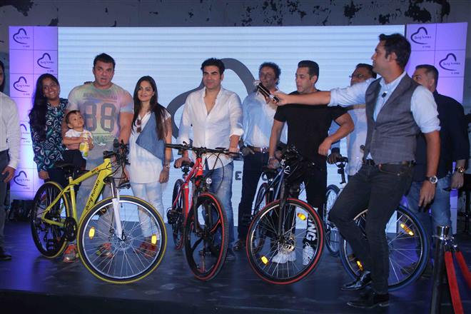 Salman Khan Unveils Being Human E-Cycle on World Environment Day