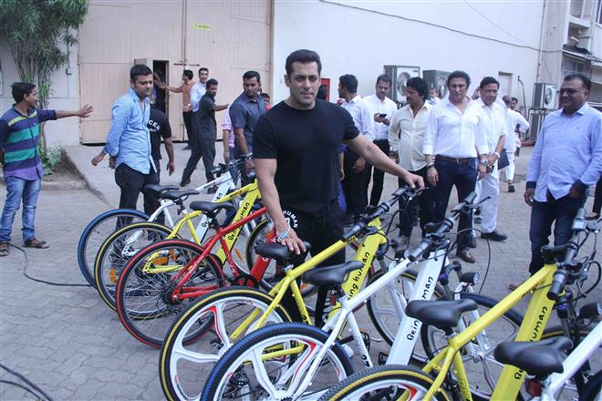 Salman Khan Unveils Being Human E-Cycle on World Environment Day