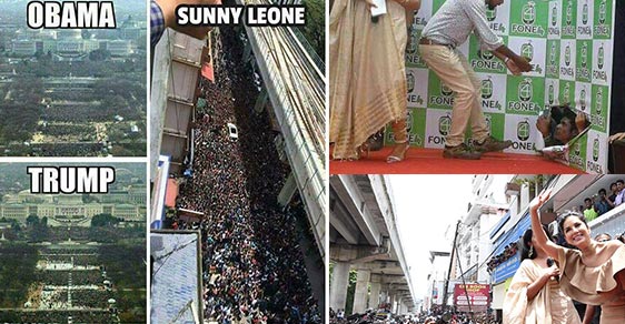 Fans Goes Crazy For Sunny Leone In Kerala