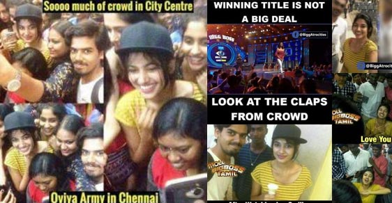 Viral Oviya Tamil Bigg Boss Memes