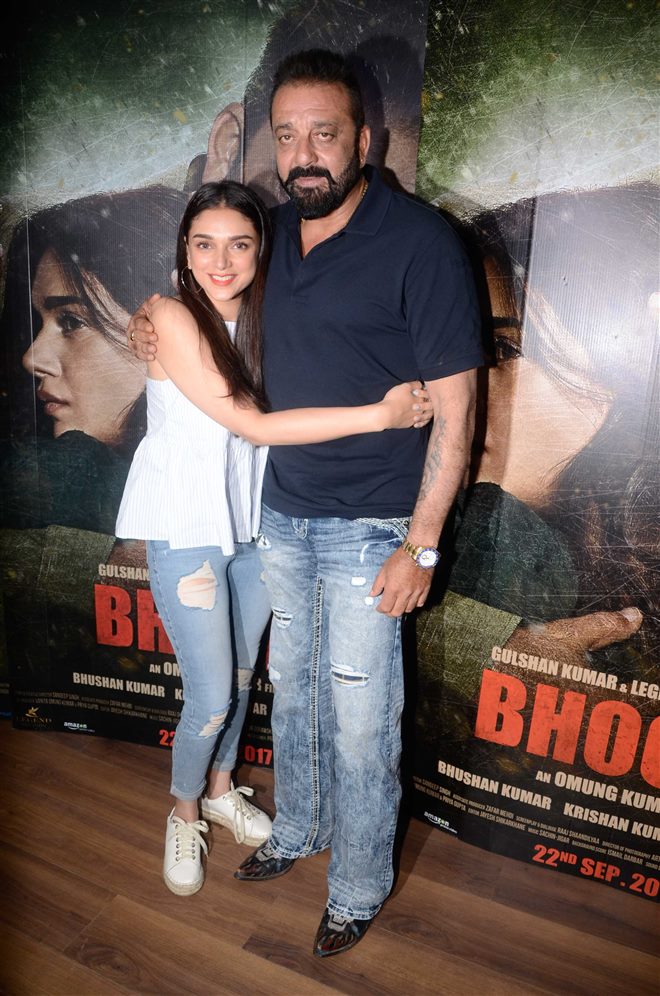 Sanjay Dutt & Aditi Rao Hydari Promote Bhoomi