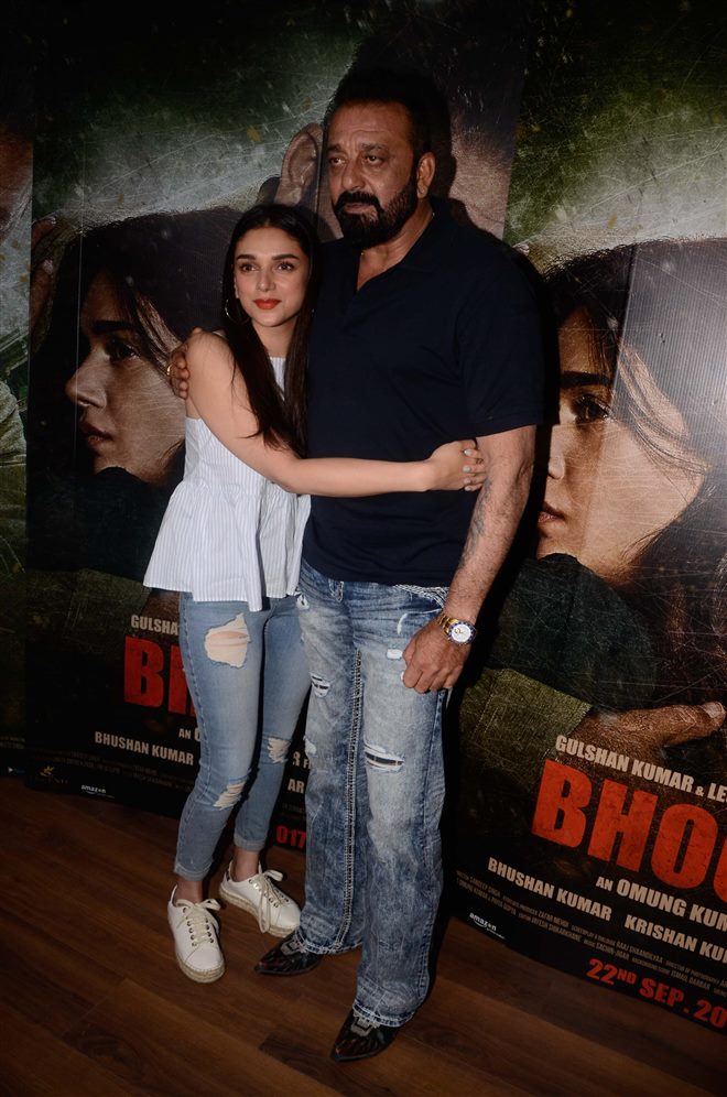 Sanjay Dutt & Aditi Rao Hydari Promote Bhoomi