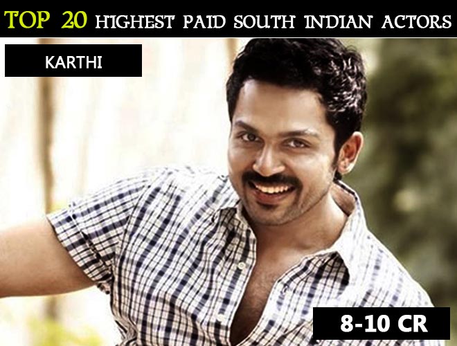 Top 20 Highest Paid South Indian Actors