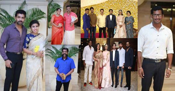 Kamala Theatre Owner Nagu Chidambaram's Son N.Surya Chidambaram & Meenu Lakshmanan Wedding Reception