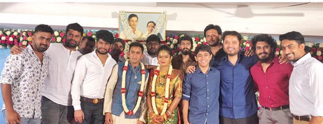 Dr Rajkumar Grandson Shan Engagement