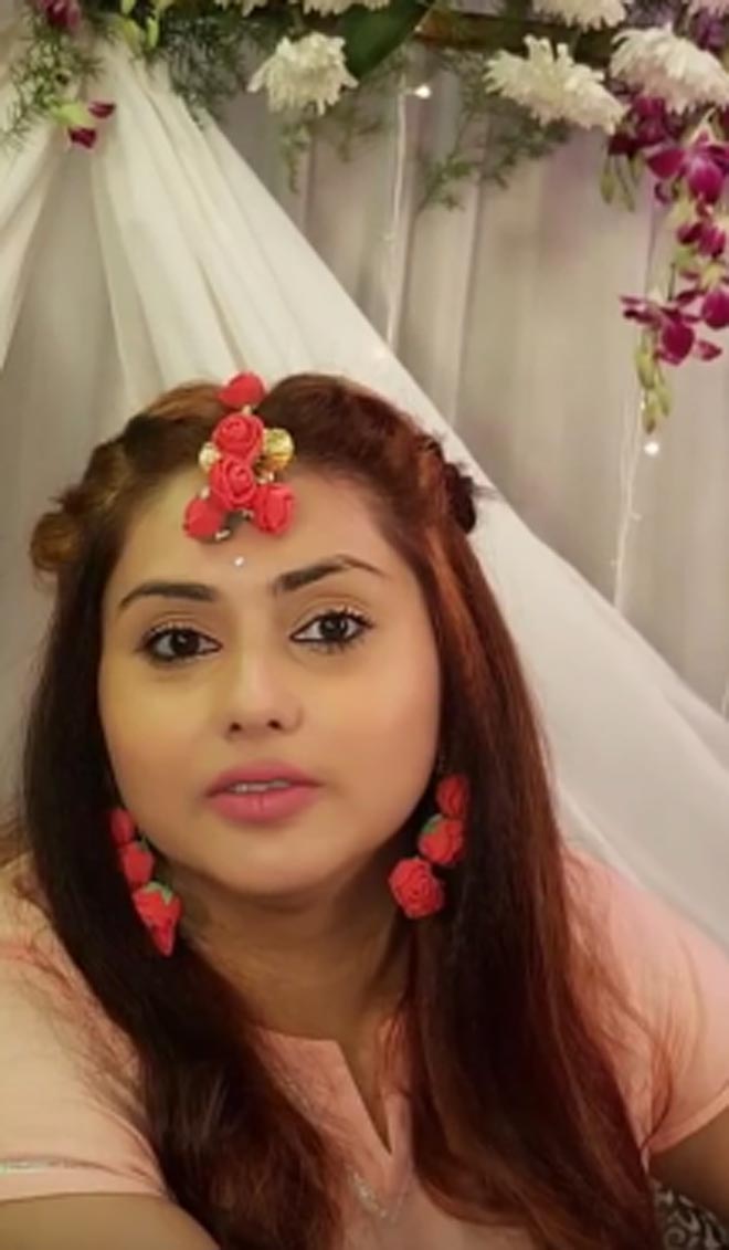 Namitha Wedding Mehandi Ceremony