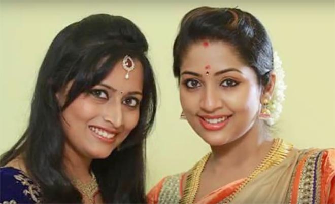 Navya Nair With Her Family