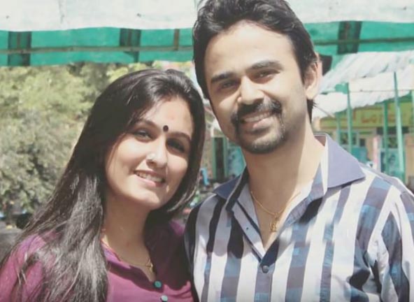 Tamil Serial Actress With Real Life Husband