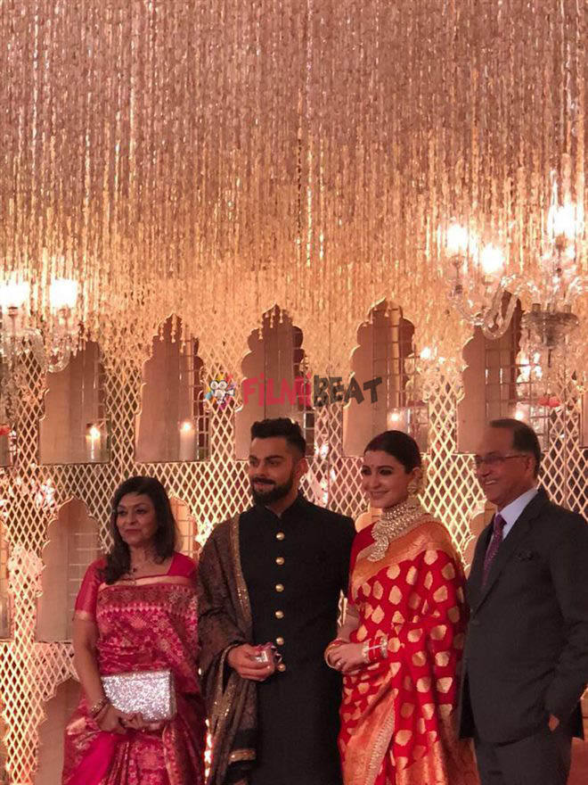 Anushka Sharma & Virat Kohli Wedding Reception In New Delhi