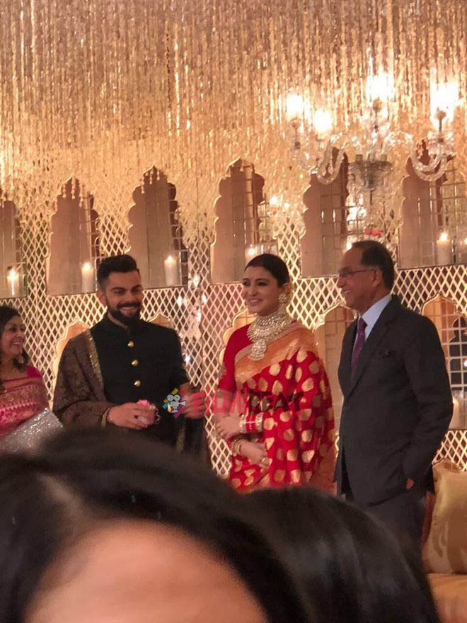 Anushka Sharma & Virat Kohli Wedding Reception In New Delhi