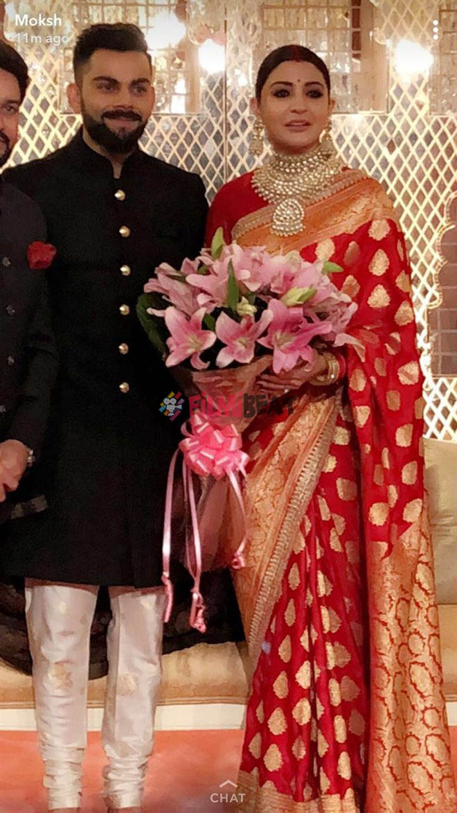 Anushka Sharma & Virat Kohli Wedding Reception In New Delhi
