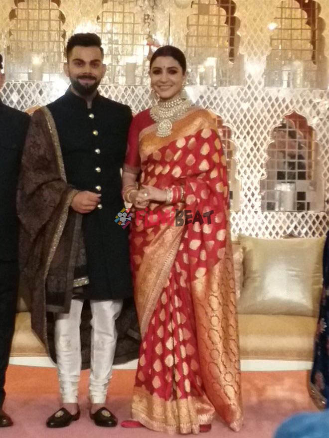 Anushka Sharma & Virat Kohli Wedding Reception In New Delhi