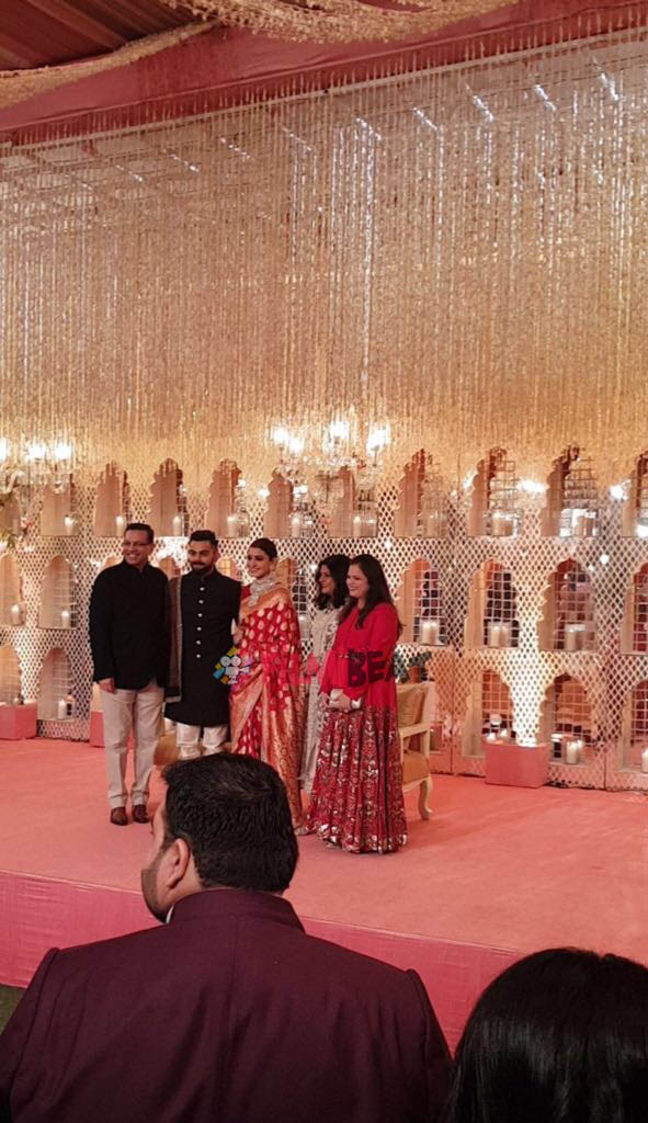 Anushka Sharma & Virat Kohli Wedding Reception In New Delhi