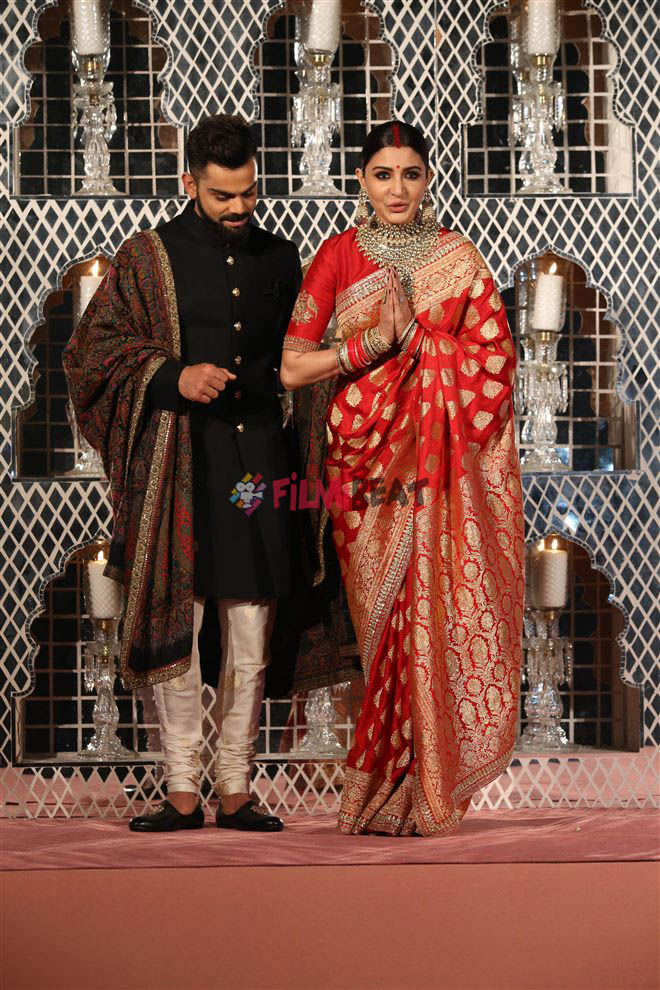 Anushka Sharma & Virat Kohli Wedding Reception In New Delhi