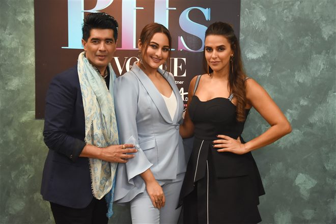 Sonakshi Sinha, Neha Dhupia & Manish Malhotra At Colours Infinity Bff's With Vogue