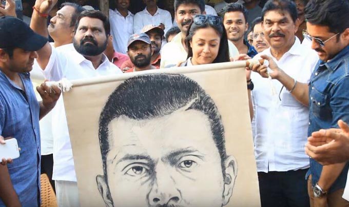 Tamil Actor Suriya & Jyothika In Kerala